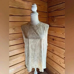 LULULEMON All Yours Tank Size 8 in Marmoleado tie dye Pima cotton fabric top​